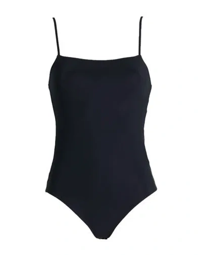 Jil Sander Woman Bodysuit Black Size Xl Polyamide, Elastane