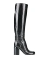 Jil Sander Woman Boot Black Size 6 Soft Leather In Black