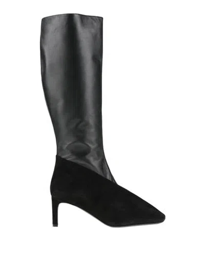 Jil Sander Woman Boot Black Size 7 Leather