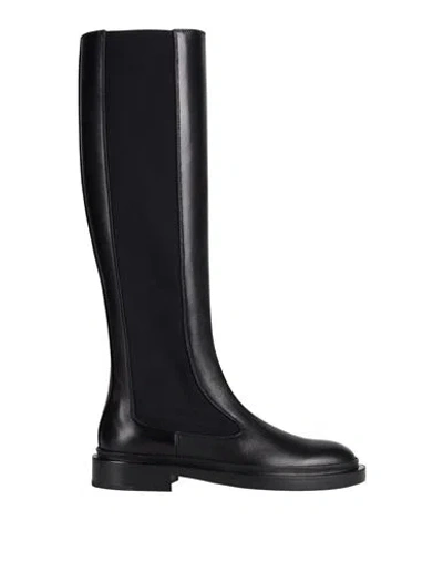 Jil Sander Woman Boot Black Size 7 Leather