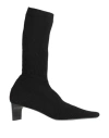 Jil Sander Woman Boot Black Size 7 Textile Fibers In Black