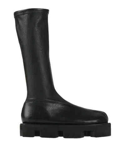 Jil Sander Woman Boot Black Size 8 Leather
