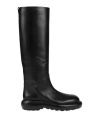 Jil Sander Woman Boot Black Size 8 Leather In Black