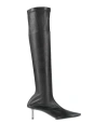 Jil Sander Woman Boot Black Size 8 Leather In Black