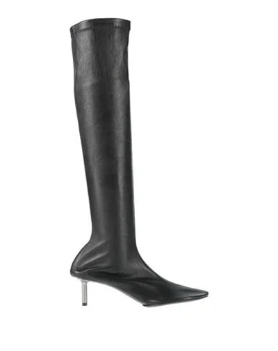 Jil Sander Woman Boot Black Size 8 Leather