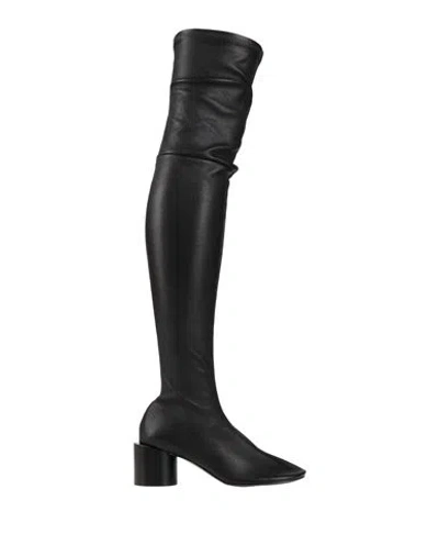 Jil Sander Woman Boot Black Size 8 Leather