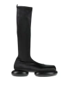 Jil Sander Woman Boot Black Size 8 Textile Fibers In Black
