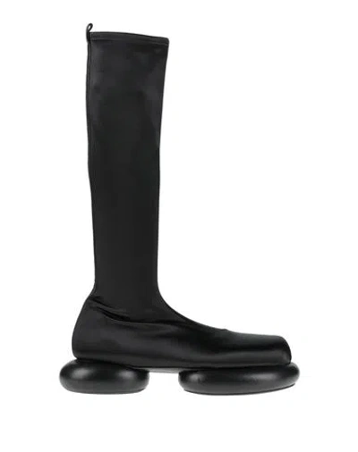 Jil Sander Woman Boot Black Size 8 Textile Fibers