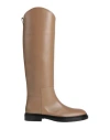 Jil Sander Woman Boot Sand Size 8 Leather