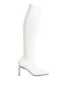 Jil Sander Woman Boot White Size 8 Textile Fibers