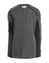 Jil Sander Woman Cape Grey Size 4 Virgin Wool, Polyamide In Grey
