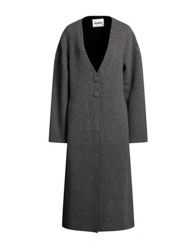 Jil Sander Woman Cardigan Grey Size 4 Virgin Wool, Cashmere, Polyamide In Gray