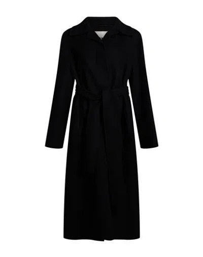 Jil Sander Woman Coat Black Size 0 Cashmere