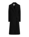 Jil Sander Woman Coat Black Size 2 Wool