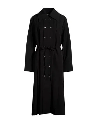 Jil Sander Woman Coat Black Size 6 Wool