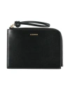 Jil Sander Woman Coin Purse Black Size - Leather