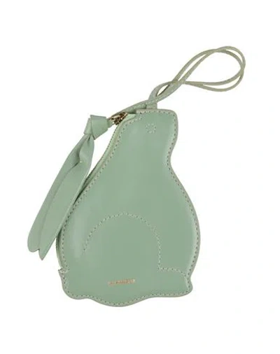 Jil Sander Woman Coin Purse Light Green Size - Leather