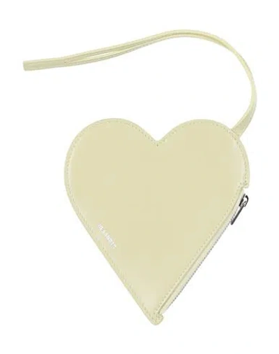 Jil Sander Woman Coin Purse Light Green Size - Soft Leather