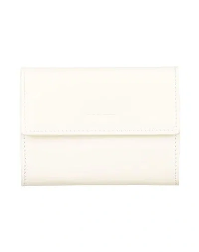 Jil Sander Woman Coin Purse Off White Size - Leather