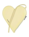 Jil Sander Woman Coin Purse Pastel Yellow Size - Soft Leather In Yellow