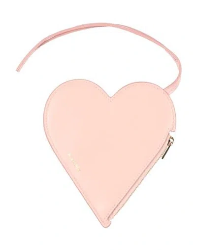 Jil Sander Woman Coin Purse Pink Size - Calfskin