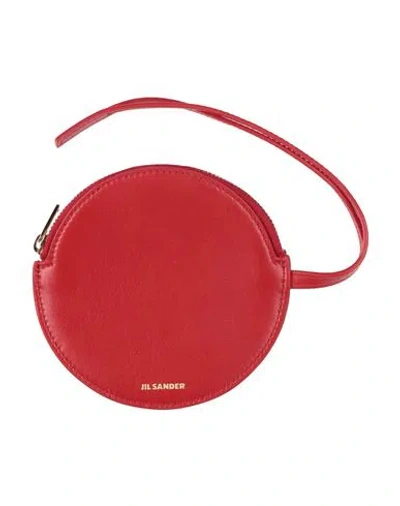 Jil Sander Woman Coin Purse Red Size - Leather