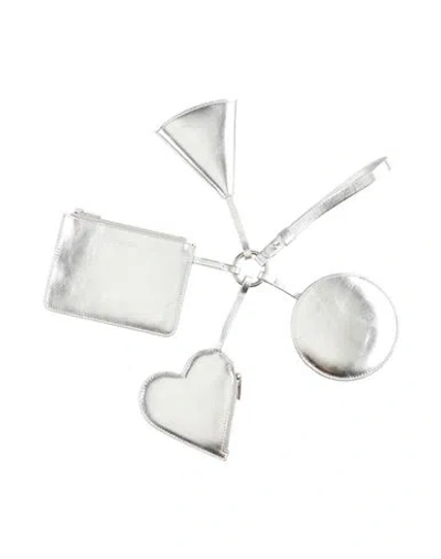 Jil Sander Woman Coin Purse Silver Size - Leather