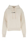 Jil Sander Cotton Hooded Sweatshirt In Neutral