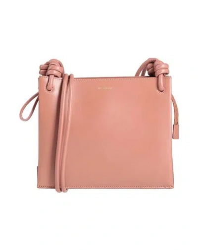 Jil Sander Woman Cross-body Bag Antique Rose Size - Soft Leather In Pink