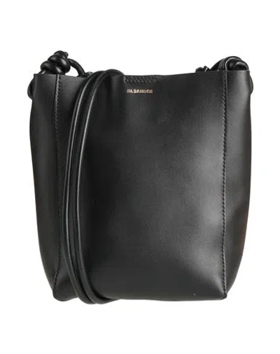 Jil Sander Woman Cross-body Bag Black Size - Calfskin In Black