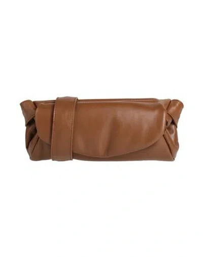 Jil Sander Woman Cross-body Bag Brown Size - Leather