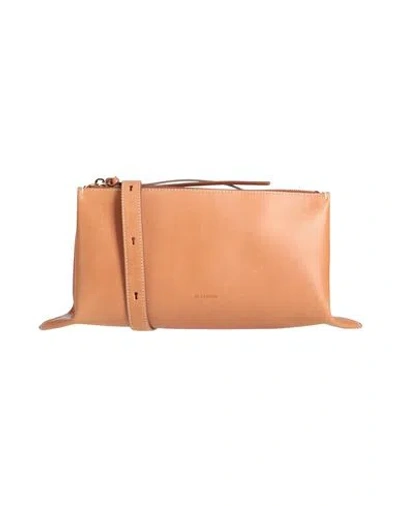 Jil Sander Woman Cross-body Bag Camel Size - Cow Leather