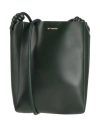 Jil Sander Woman Cross-body Bag Dark Green Size - Calfskin