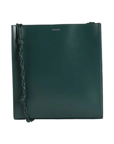 Jil Sander Woman Cross-body Bag Deep Jade Size - Soft Leather In Green