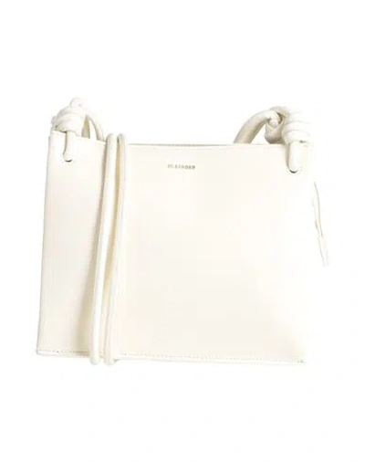 Jil Sander Woman Cross-body Bag Ivory Size - Calfskin In White