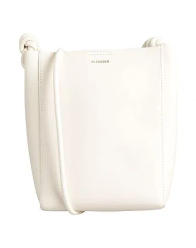 Jil Sander Woman Cross-body Bag Off White Size - Calfskin