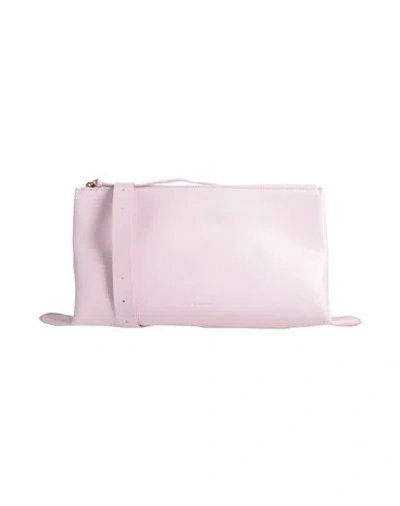 Jil Sander Woman Cross-body Bag Pink Size - Calfskin