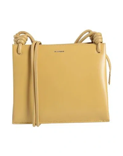 Jil Sander Woman Cross-body Bag Sand Size - Calfskin In Neutral