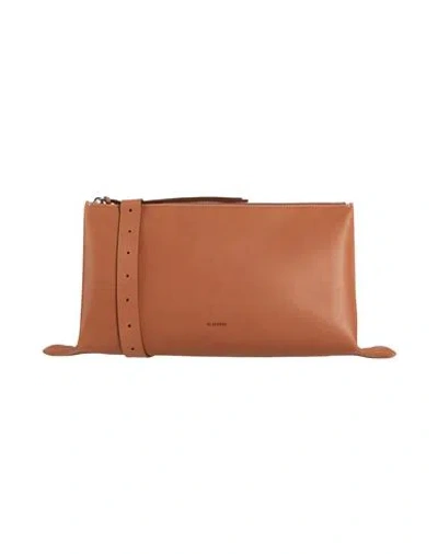 Jil Sander Woman Cross-body Bag Tan Size - Calfskin In Brown