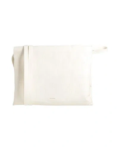 Jil Sander Woman Cross-body Bag White Size - Cow Leather