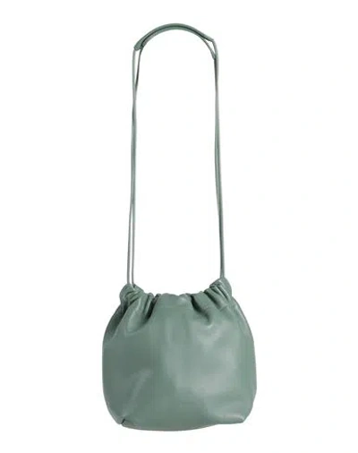 Jil Sander Woman Cross-body Bag Green Size - Calfskin