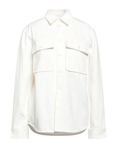 Jil Sander Woman Denim Shirt White Size Xl Cotton