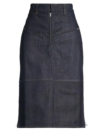 Jil Sander Woman Denim Skirt Blue Size 6 Cotton