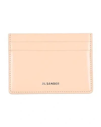 Jil Sander Woman Document Holder Blush Size - Soft Leather In Pink