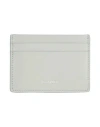 Jil Sander Woman Document Holder Sage Green Size - Soft Leather In Sage Green