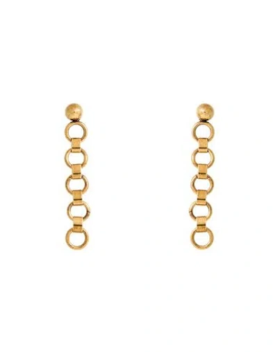 Jil Sander Woman Earrings Gold Size - Ecobrass