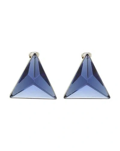 Jil Sander Woman Earrings Navy Size - Metal