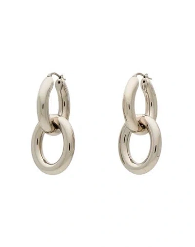 Jil Sander Woman Earrings Silver Size - Metal