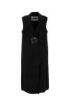 Jil Sander Button-fastening Tailored Crepe Gilet In Multicolor