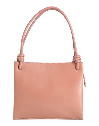 Jil Sander Woman Handbag Antique Rose Size - Calfskin In Pink